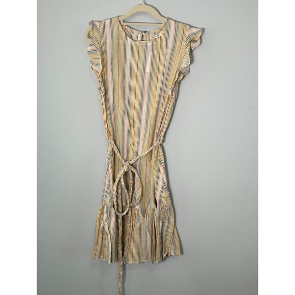 NWT Marine Women's Layer Laney Tiered Mini Dress in Beachy Stripe Size Small - Picture 6 of 13